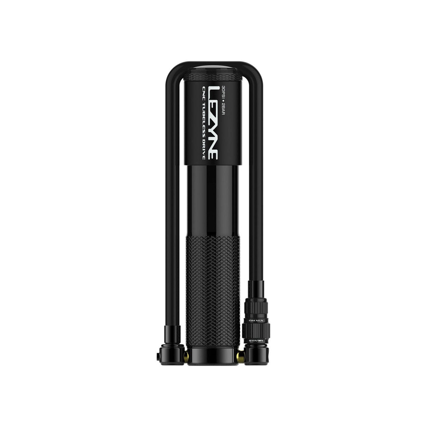 Lezyne CNC Tubeless Drive-3-In-1 Pump - Black - Cyclop.in