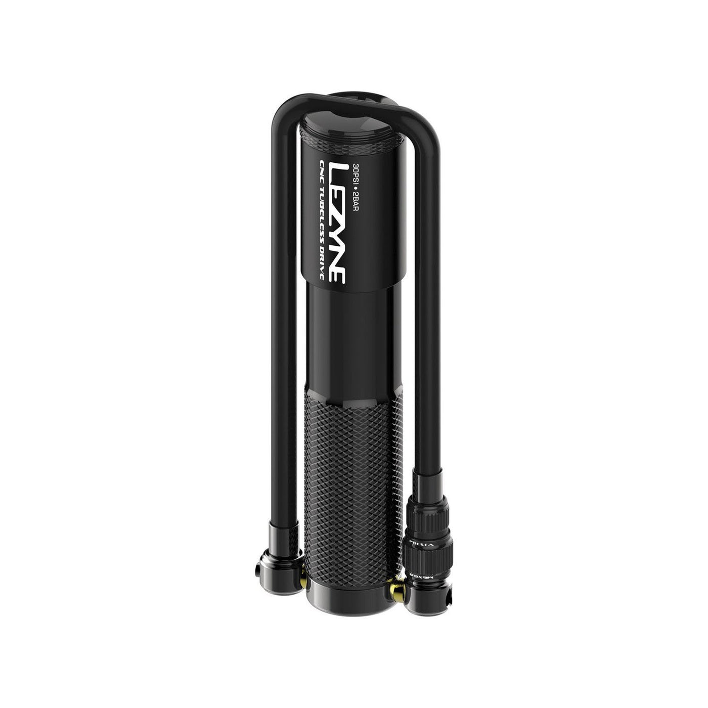 Lezyne CNC Tubeless Drive-3-In-1 Pump - Black - Cyclop.in