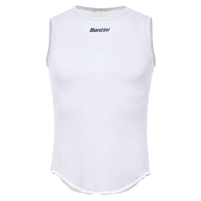 Santini Lieve Base Layer Sleeveless (Women/White) - Cyclop.in