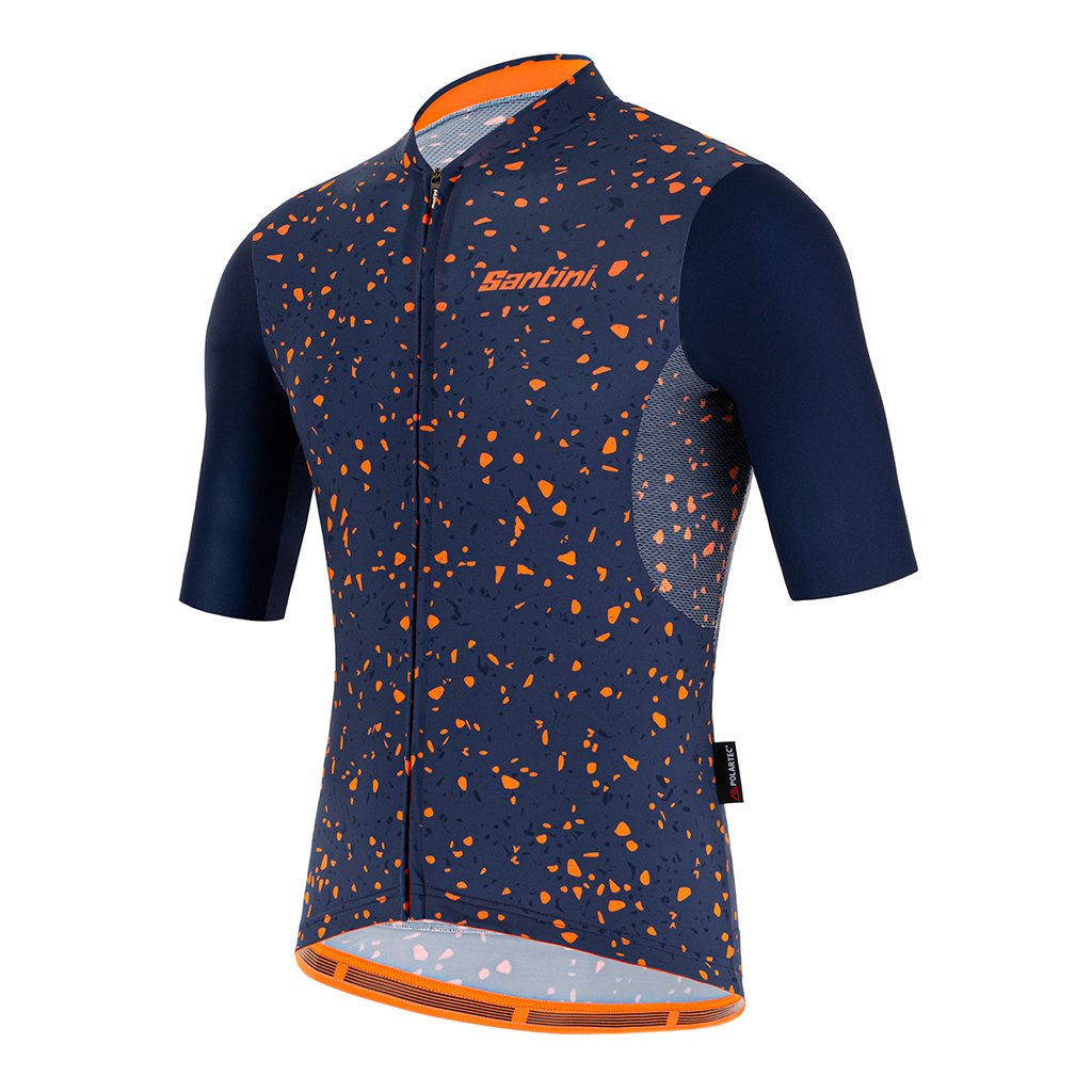 Santini Delta Pietra Jersey (Nautica Blue) - Cyclop.in