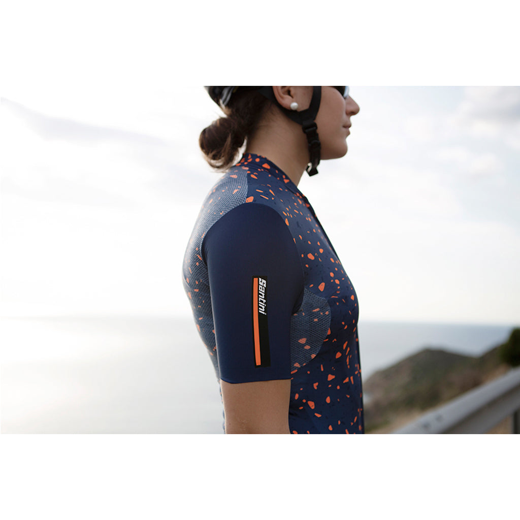 Santini Womens Delta Pietra Jersey - Cyclop.in