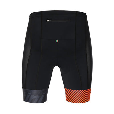 Santini Sleek 775 Tri Shorts (Flashy Orange) - Cyclop.in