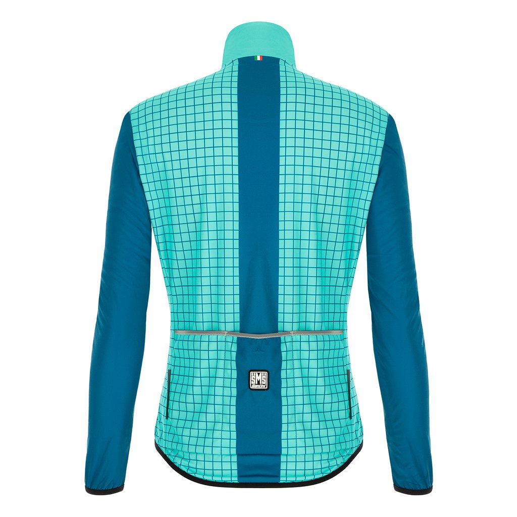 Santini Nebula Womens Jacket (Aqua) - Cyclop.in