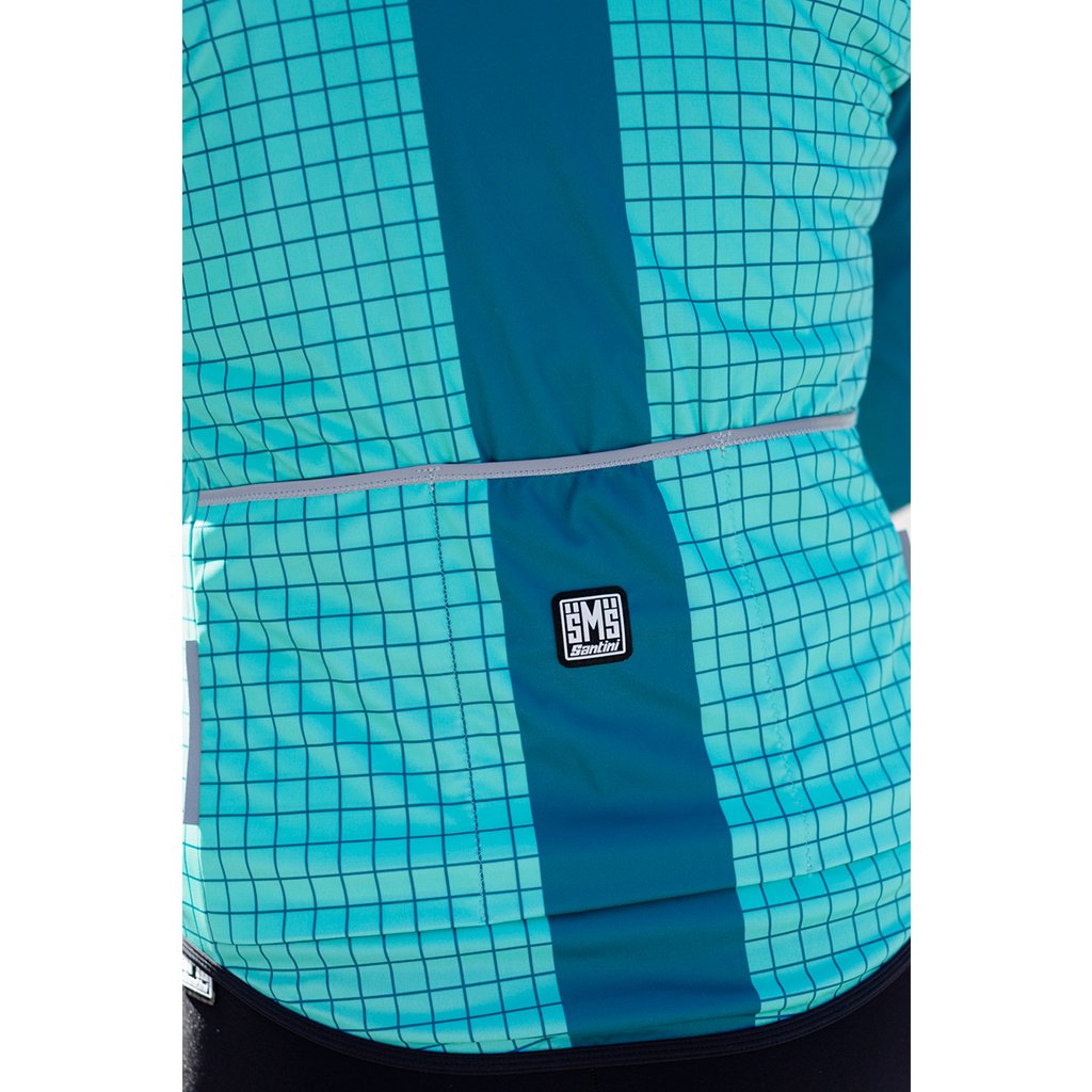 Santini Nebula Womens Jacket (Aqua) - Cyclop.in