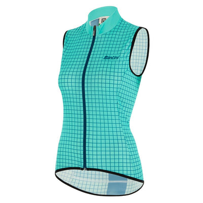 Santini Nebula Womens Vest (Aqua) - Cyclop.in