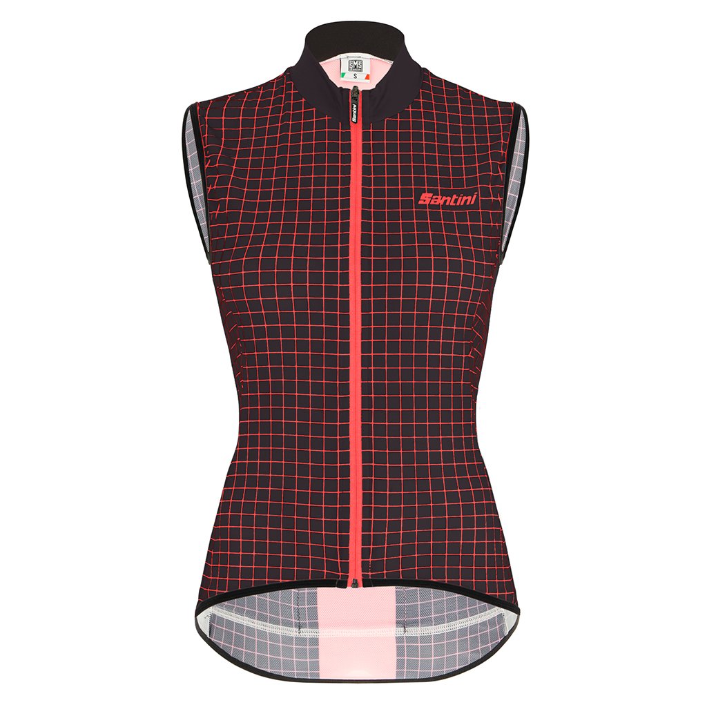 Santini Nebula Womens Vest (Black) - Cyclop.in