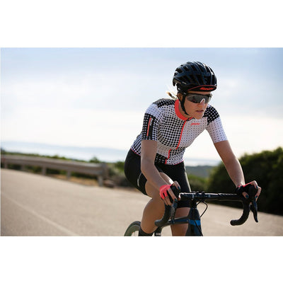Santini Tono Sfera Womens Jersey (Black) - Cyclop.in