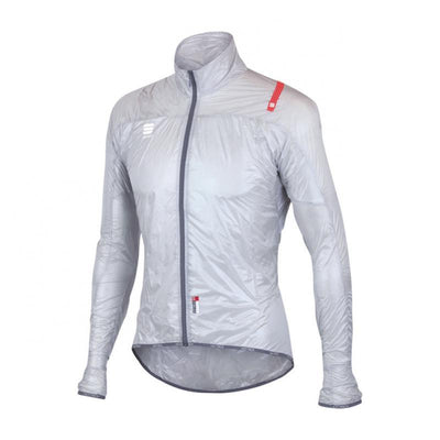 Sportful Rain Hot Pack Ultralight Jacket - Silver - Cyclop.in