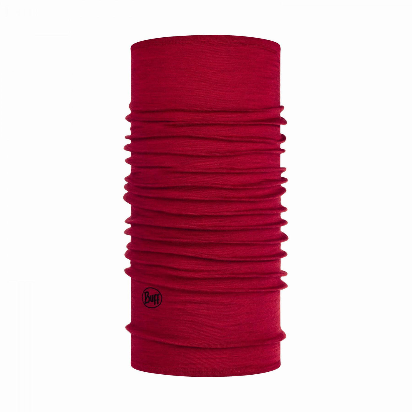 BUFF® Lightweight Merino Wool Tubular (Solid Red) - Cyclop.in