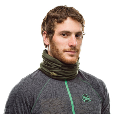 BUFF® Lightweight Merino Wool Tubular (Solid Forest Night) - Cyclop.in