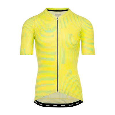 Bioracer Men's Spitfire Jersey - Wrap Citron Yellow - Cyclop.in