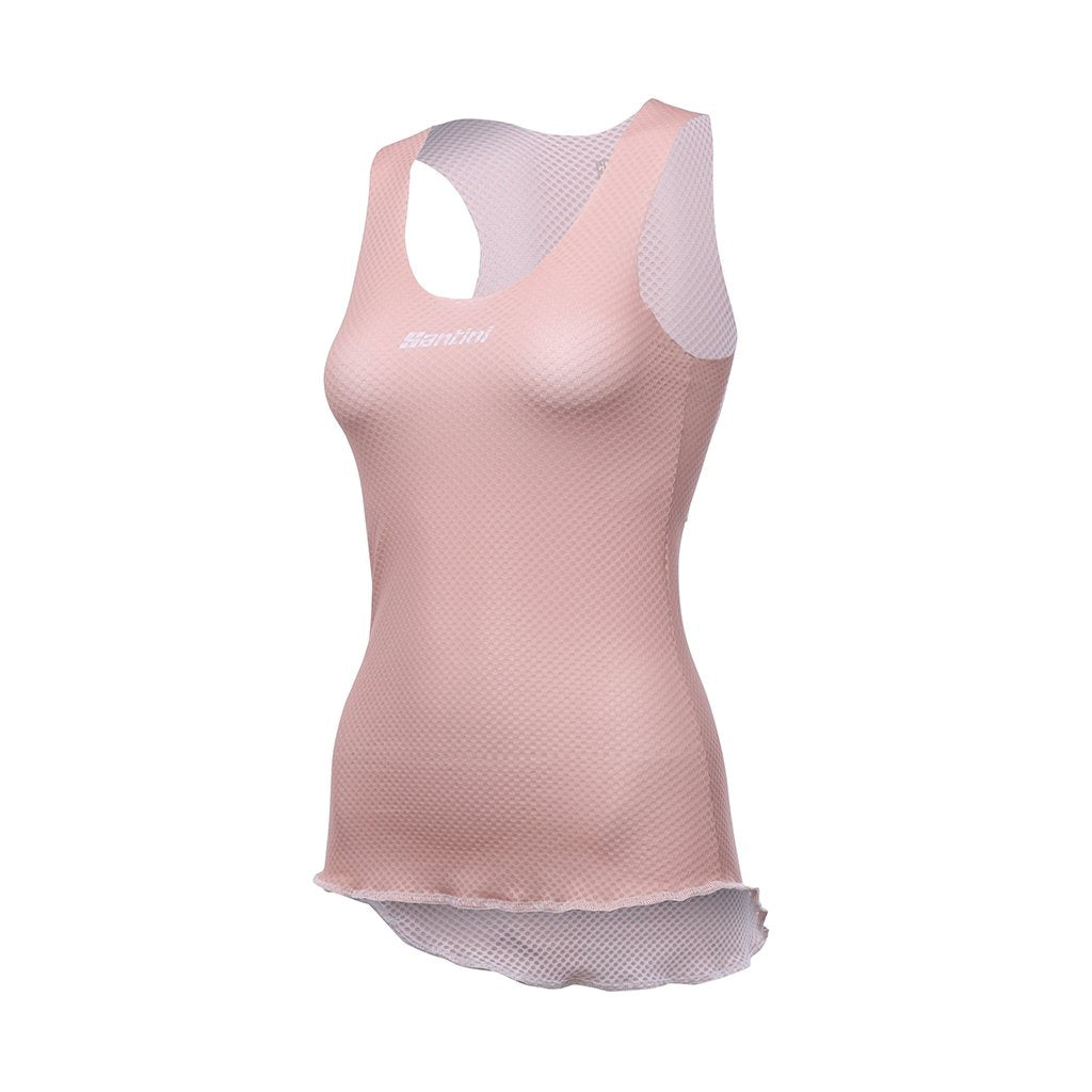 Santini Lieve Women's Sleeveless Baselayer (Pink) - Cyclop.in