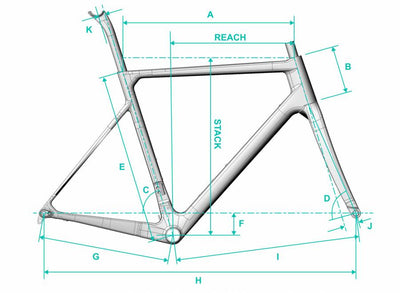 Chapter2 TERE All Road Rim Brake Frameset - Teal Green - Cyclop.in