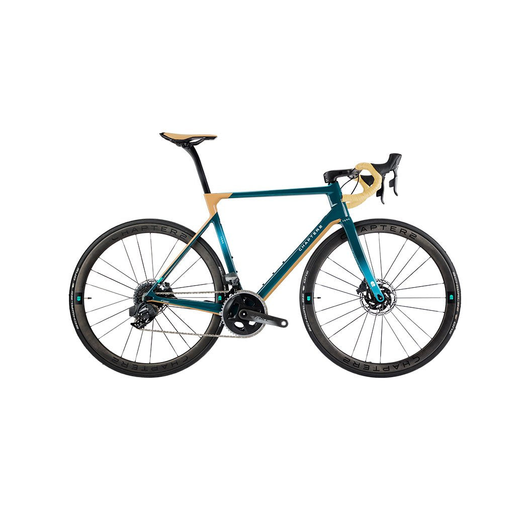 Chapter2 TERE All Road Rim Brake Frameset - Teal Green - Cyclop.in