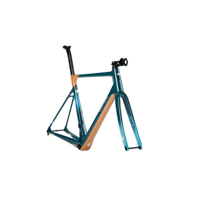 Chapter2 TERE All Road Rim Brake Frameset - Teal Green - Cyclop.in