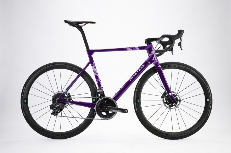 Chapter2 TERE All Road Rim Brake Frameset - Purple Sky - Cyclop.in