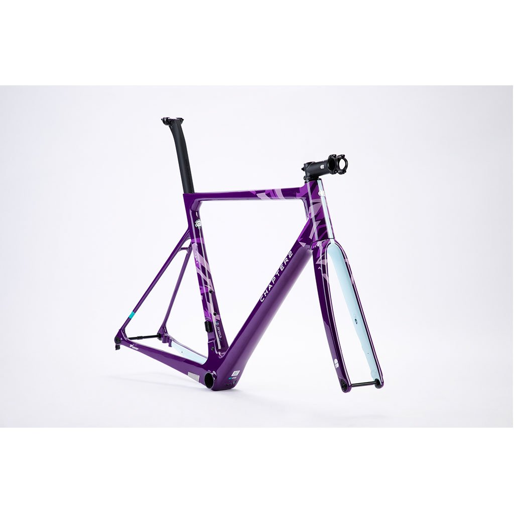 Chapter2 TERE All Road Rim Brake Frameset - Purple Sky - Cyclop.in