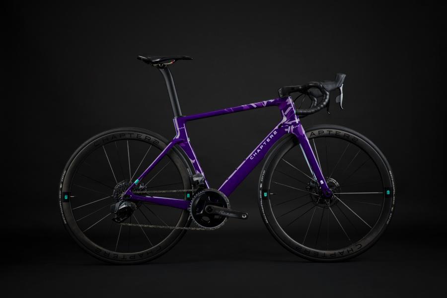 Chapter2 RERE Aero Road Rim Brake Frameset - Purple Sky - Cyclop.in