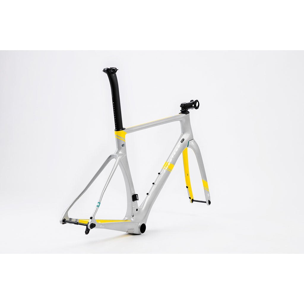 Chapter2 RERE Aero Road Rim Brake Frameset - Silver Yellow - Cyclop.in