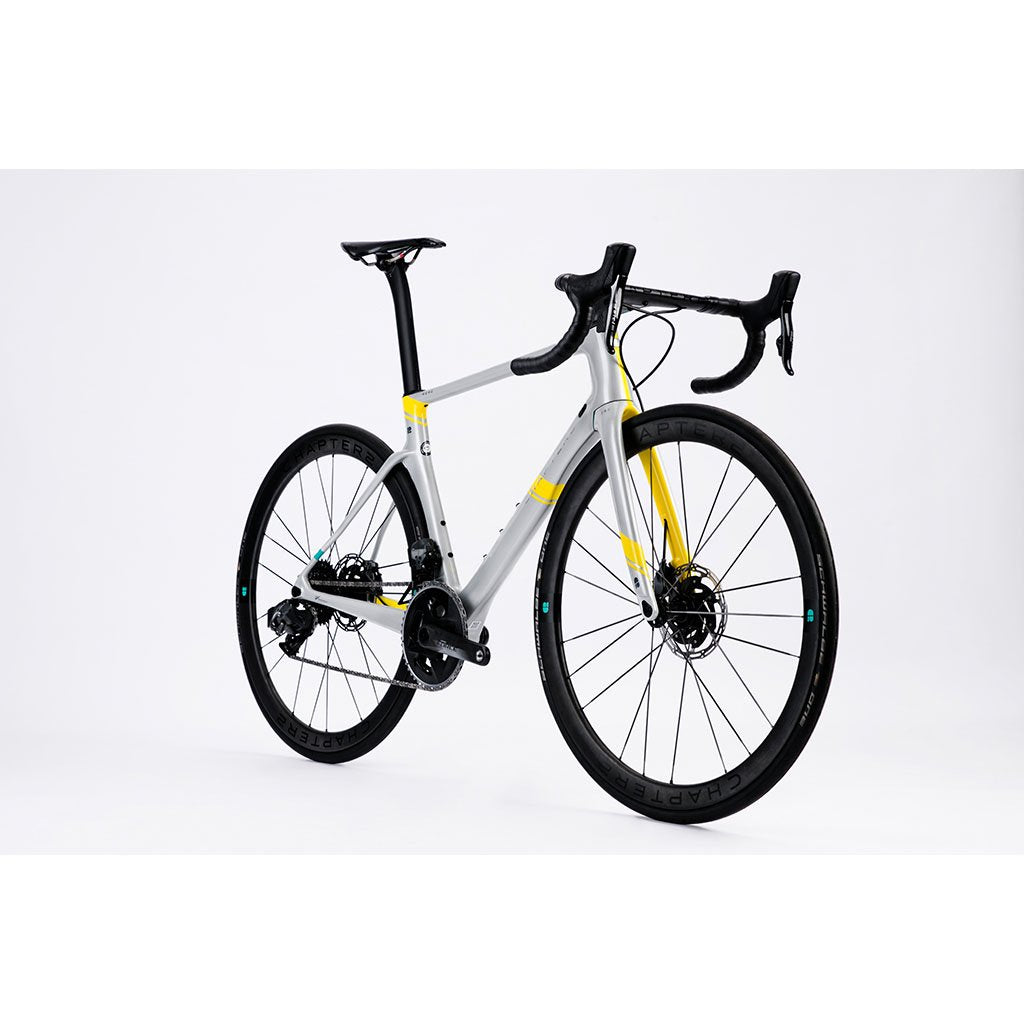 Chapter2 RERE Aero Road Rim Brake Frameset - Silver Yellow - Cyclop.in