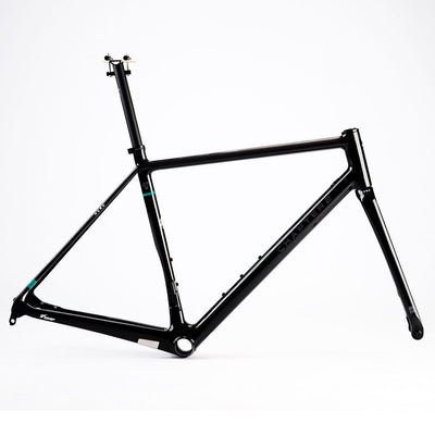 Chapter2 HURU Climbing Rim Brake Frameset - Gloss Black - Cyclop.in