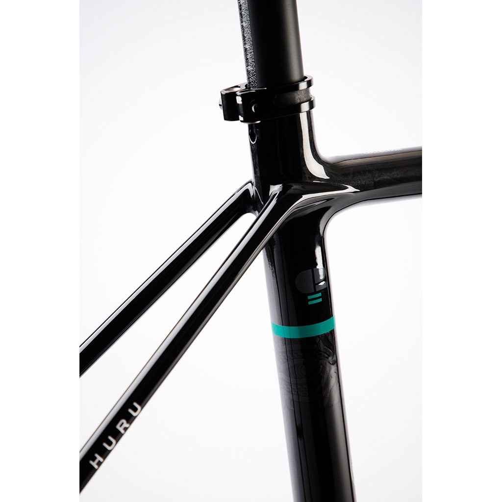 Chapter2 HURU Climbing Rim Brake Frameset - Gloss Black - Cyclop.in