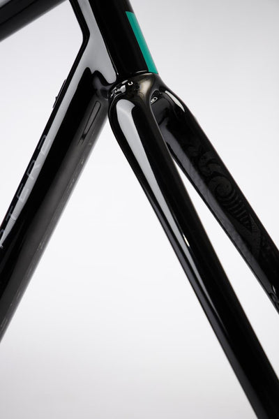 Chapter2 HURU Climbing Rim Brake Frameset - Gloss Black - Cyclop.in