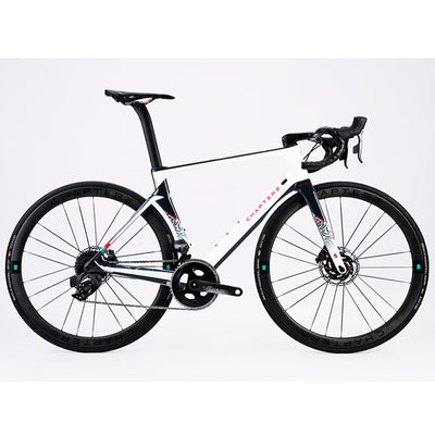 Chapter2 RERE Aero Road Disc Brake Frameset - Blue and White - Cyclop.in