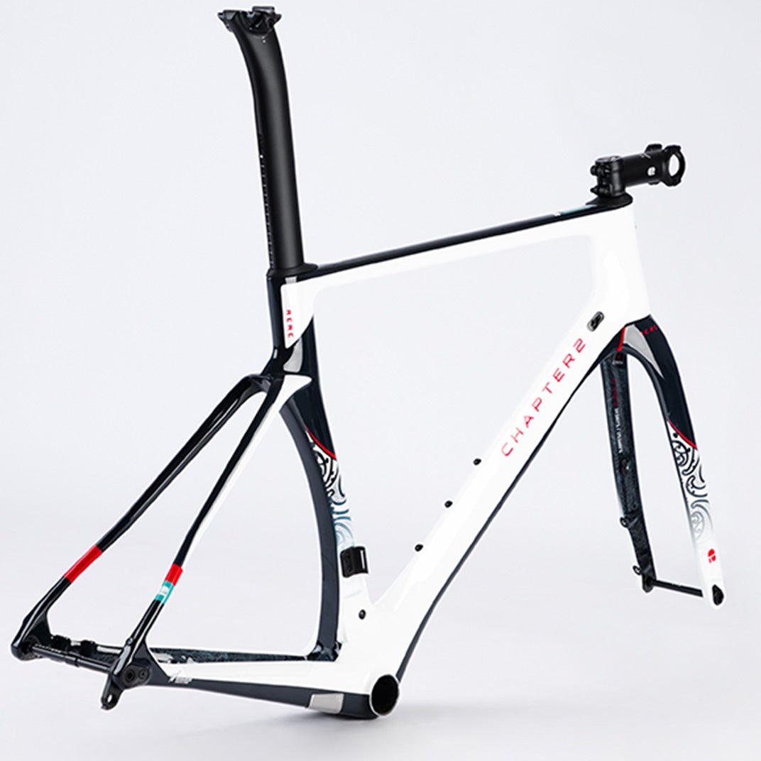 Chapter2 RERE Aero Road Disc Brake Frameset - Blue and White - Cyclop.in