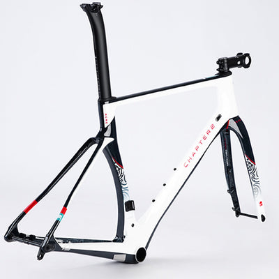 Chapter2 RERE Aero Road Disc Brake Frameset - Blue and White - Cyclop.in