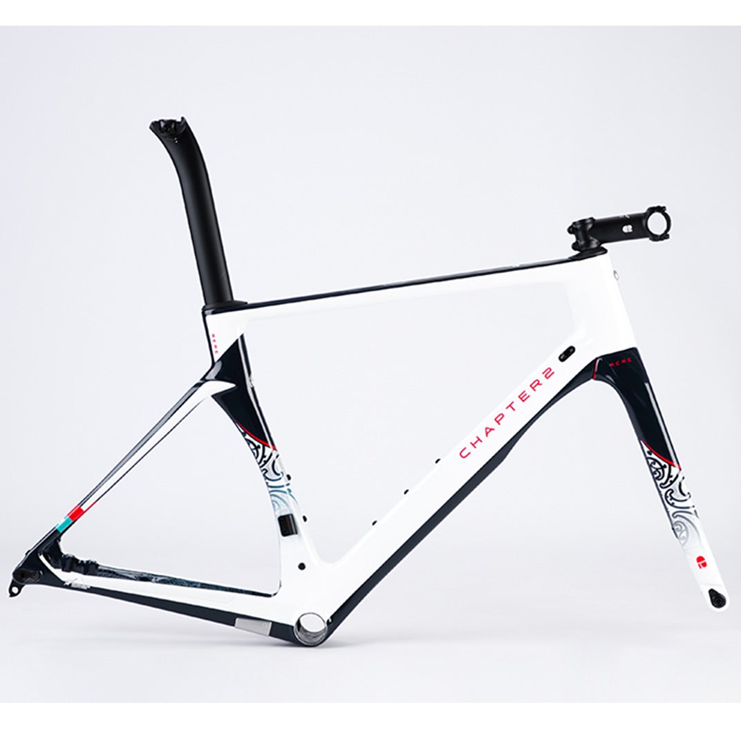 Chapter2 RERE Aero Road Disc Brake Frameset - Blue and White - Cyclop.in