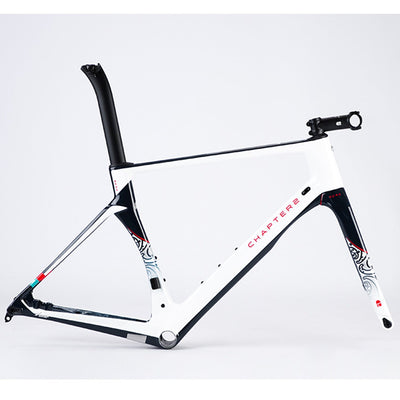 Chapter2 RERE Aero Road Disc Brake Frameset - Blue and White - Cyclop.in
