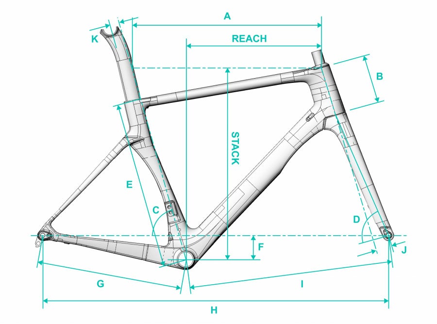 Chapter2 RERE Aero Road Disc Brake Frameset - Blue and White - Cyclop.in