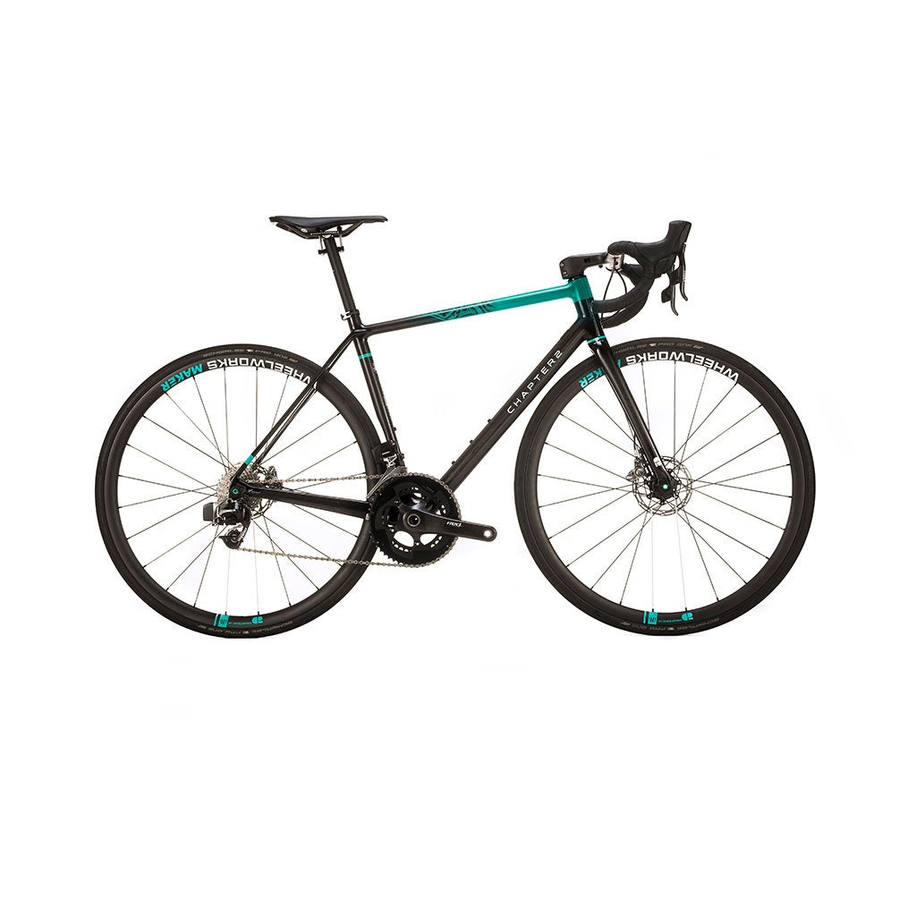 Chapter2 HURU Climbing Disc Brake Frameset - Aqua UD - Cyclop.in