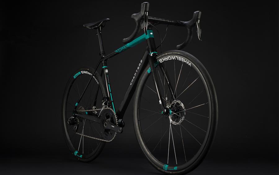 Chapter2 HURU Climbing Disc Brake Frameset - Aqua UD - Cyclop.in