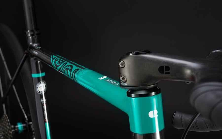 Chapter2 HURU Climbing Disc Brake Frameset - Aqua UD - Cyclop.in