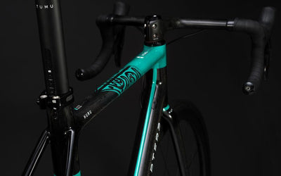 Chapter2 HURU Climbing Rim Brake Frameset - Aqua UD - Cyclop.in