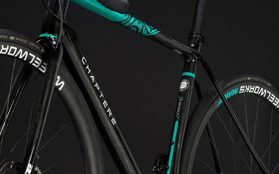 Chapter2 HURU Climbing Disc Brake Frameset - Aqua UD - Cyclop.in