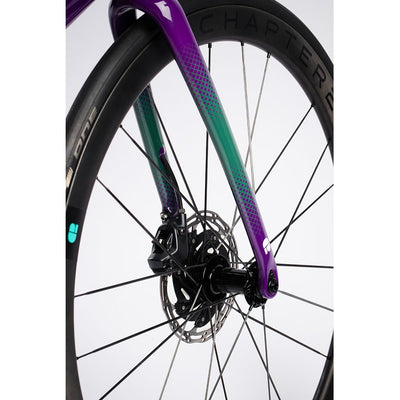 Chapter2 HURU Climbing Disc Brake Frameset - Green Purple - Cyclop.in