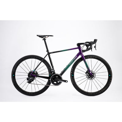 Chapter2 HURU Climbing Rim Brake Frameset - Green Purple - Cyclop.in