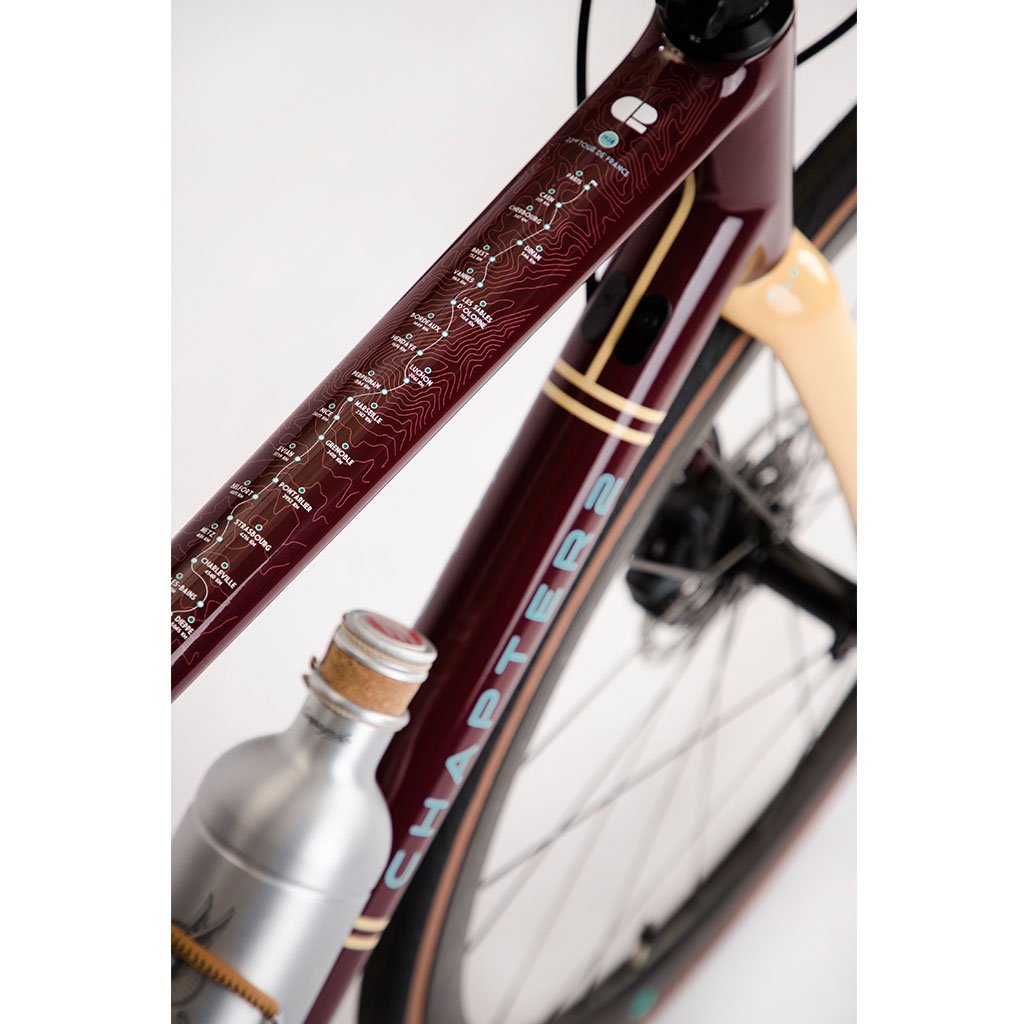 Chapter2 HURU Climbing Disc Brake Frameset - Maroon 1928 - Cyclop.in