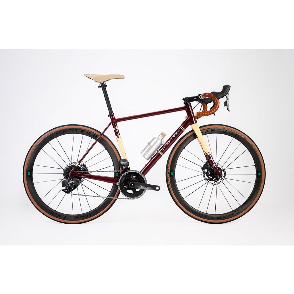 Chapter2 HURU Climbing Disc Brake Frameset - Maroon 1928 - Cyclop.in