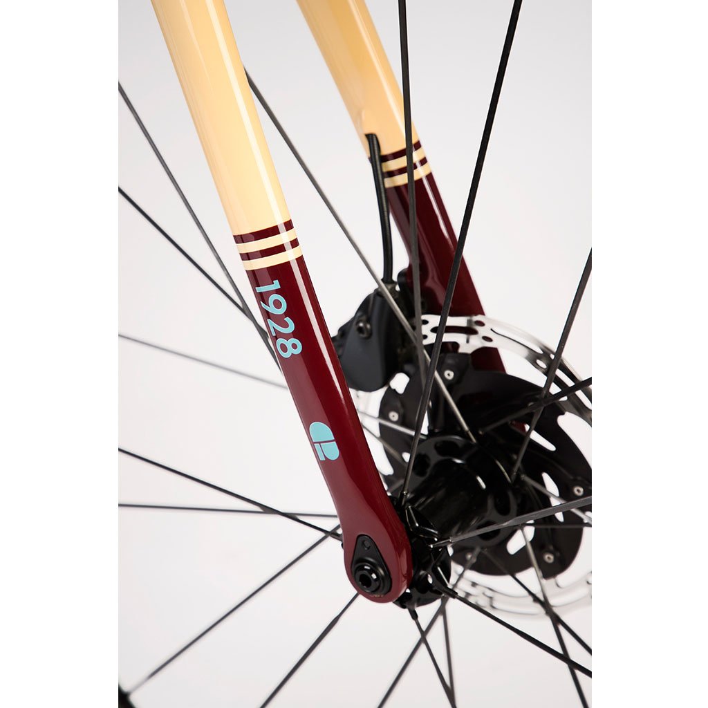 Chapter2 HURU Climbing Disc Brake Frameset - Maroon 1928 - Cyclop.in