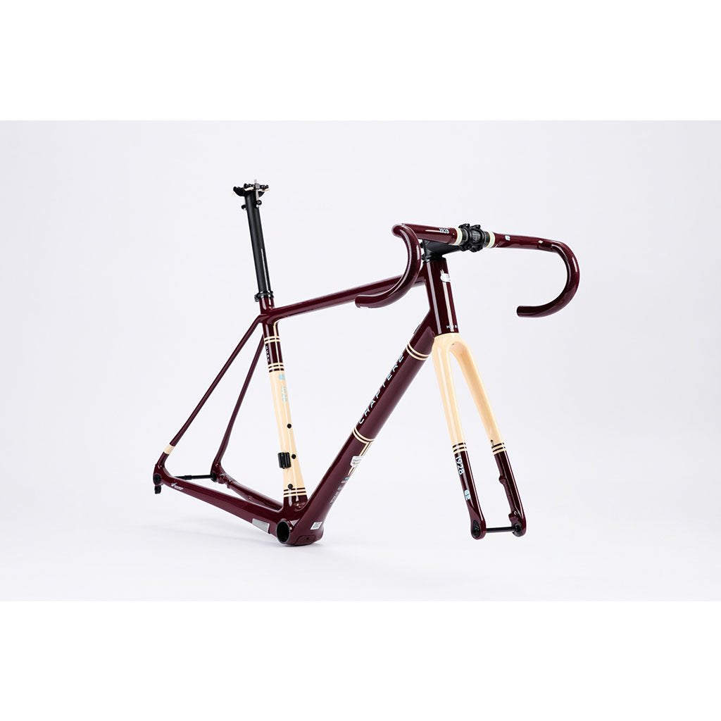 Chapter2 HURU Climbing Rim Brake Frameset - Maroon 1928 - Cyclop.in