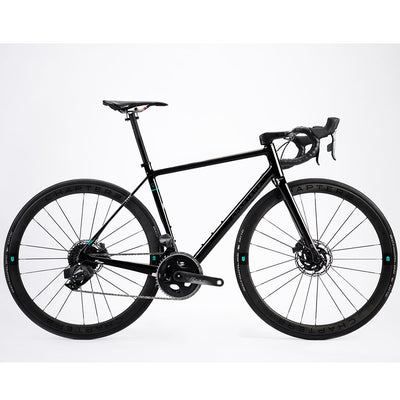 Chapter2 HURU Climbing Disc Brake Frameset - Gloss Black - Cyclop.in