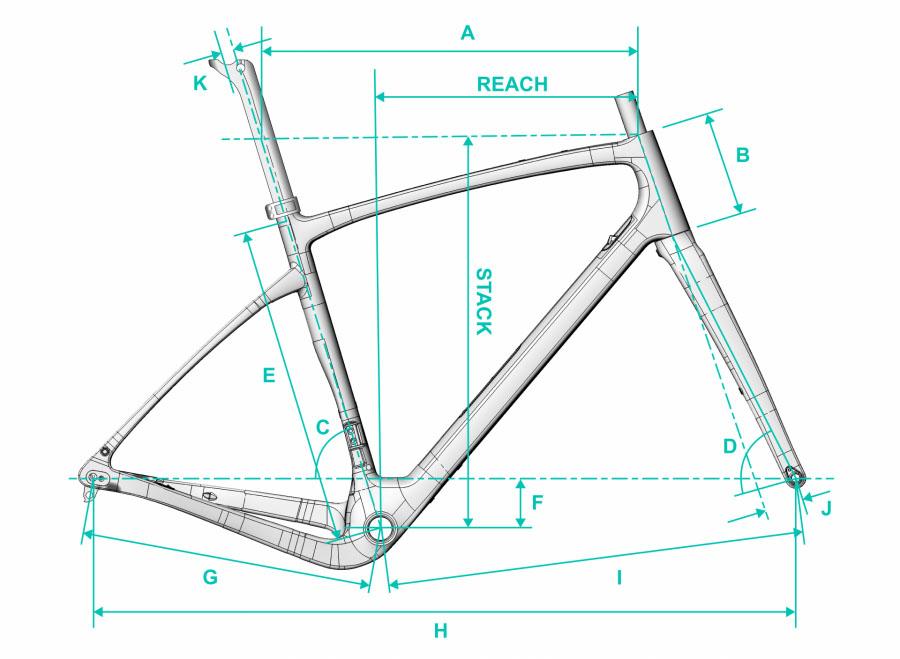 Chapter2 AO Gravel Disc Brake Frameset - Matt+Gloss Black - Cyclop.in