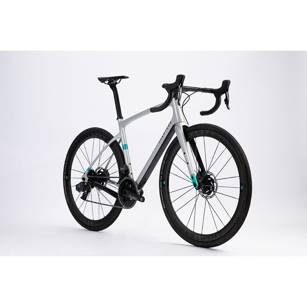 Chapter2 AO Gravel Disc Brake Frameset - Silver Matt - Cyclop.in