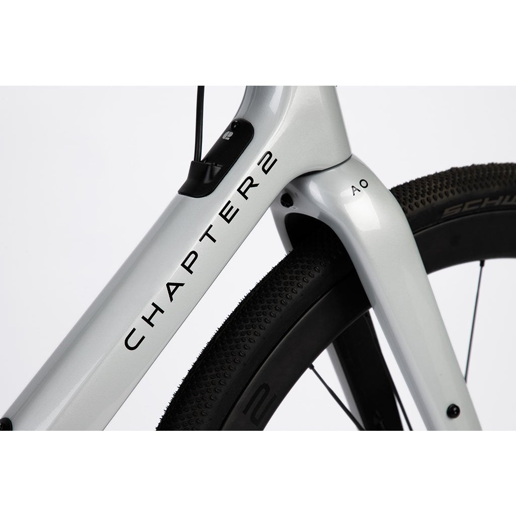 Chapter2 AO Gravel Disc Brake Frameset - Silver Matt - Cyclop.in