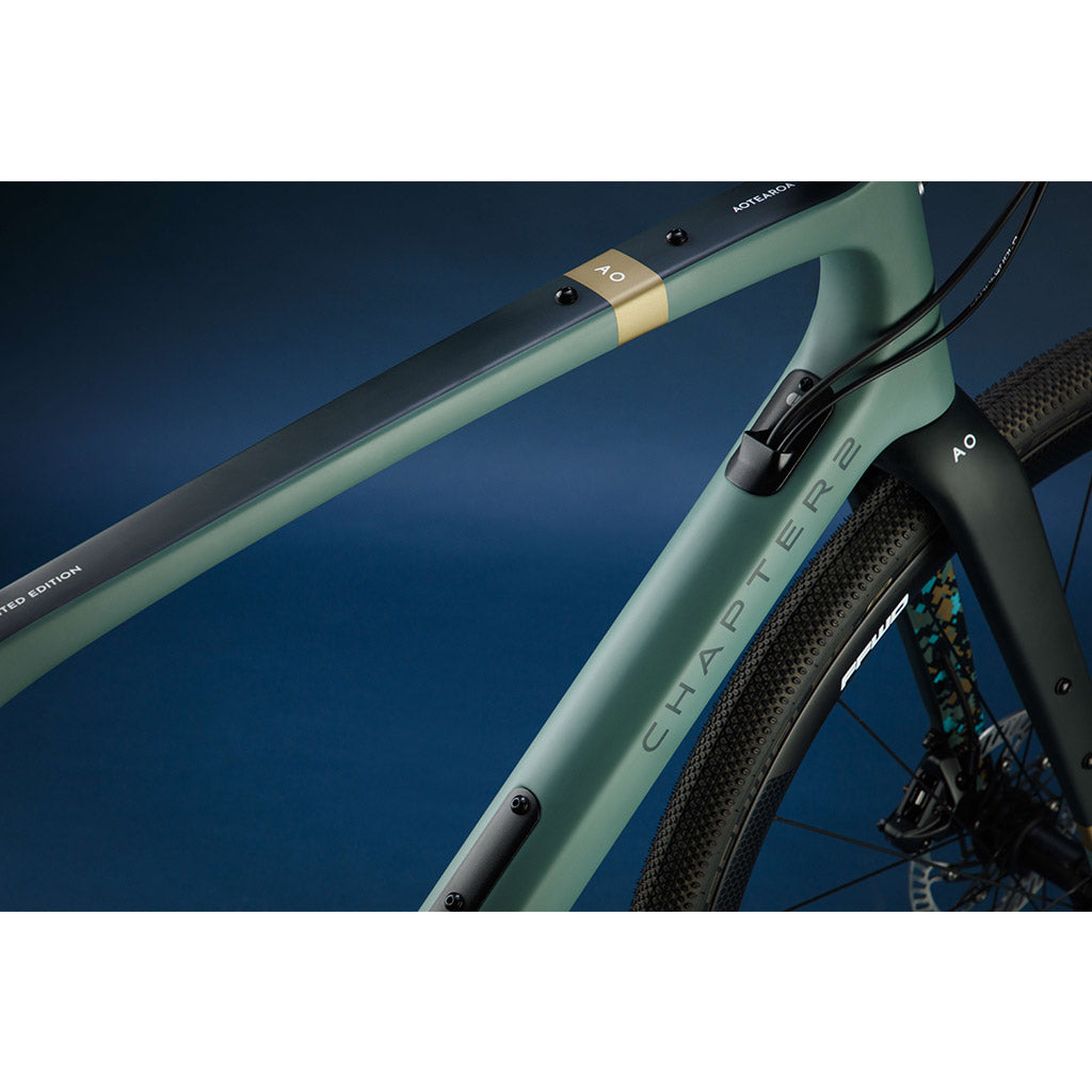 Chapter2 AO Gravel Disc Brake Frameset - Green/Camo - Cyclop.in