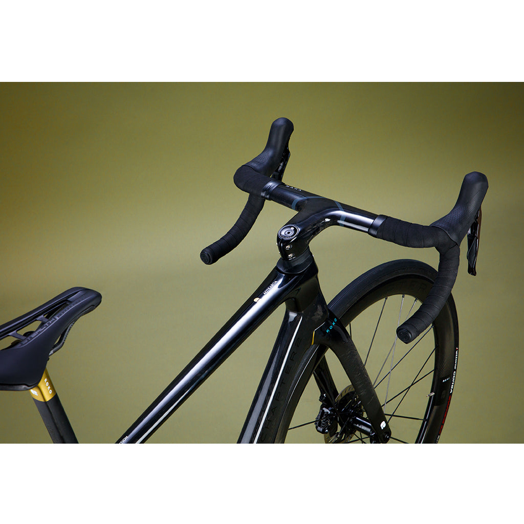 Chapter2 KOKO Aero Road Disc Brake Frameset - Black+UD/Gold Koura - Cyclop.in